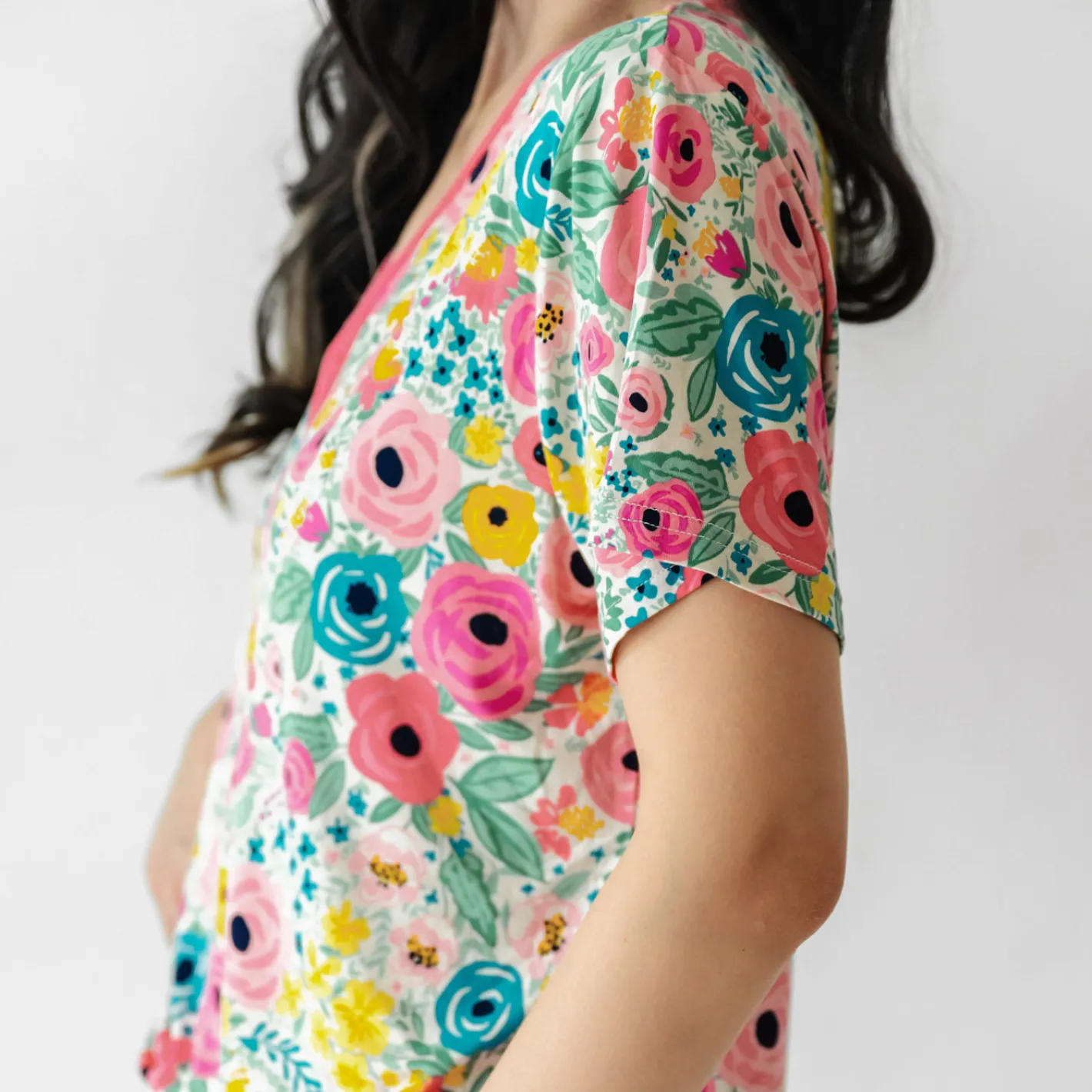 Mommy & Me|Mommy & Me<Little Sleepies Women's Short Sleeve Pajama Top Secret Garden
