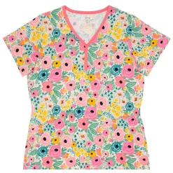 Mommy & Me|Mommy & Me<Little Sleepies Women's Short Sleeve Pajama Top Secret Garden