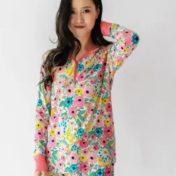 Mommy & Me|Mommy & Me<Little Sleepies Women's Pajama Top Secret Garden