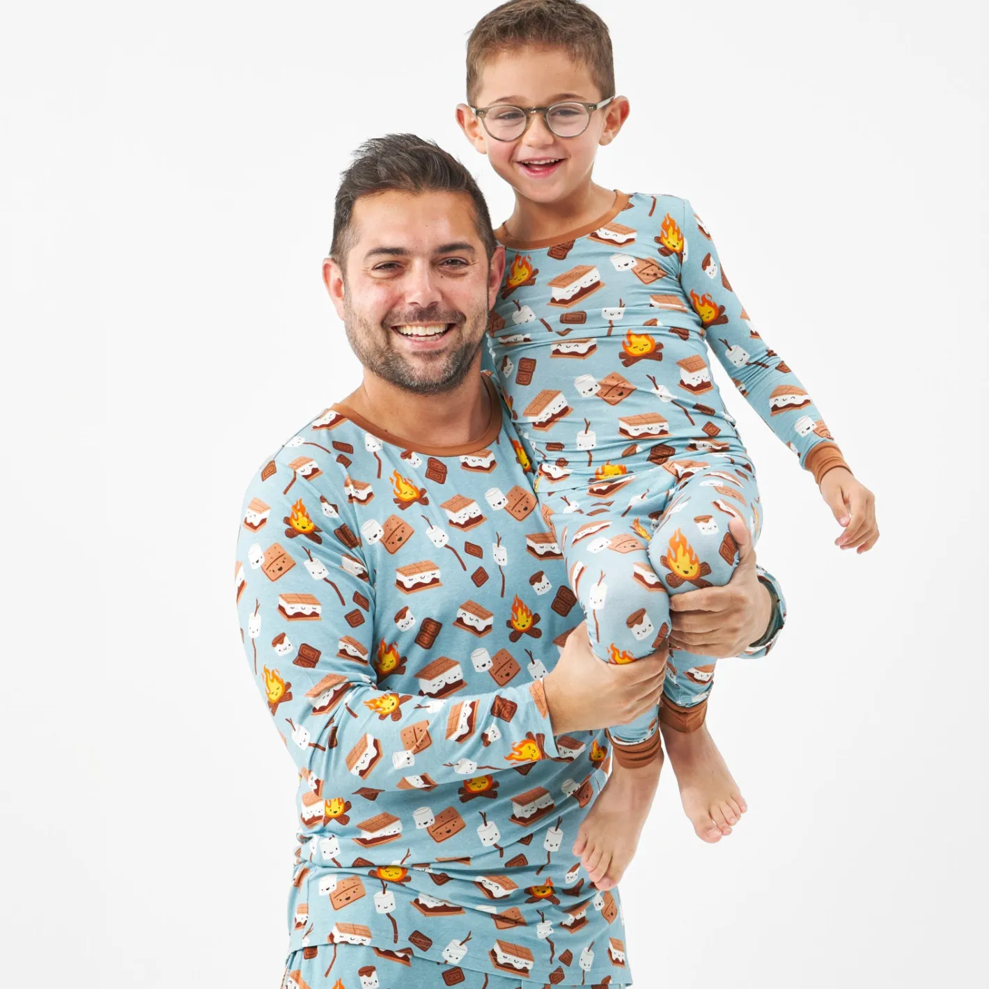 Men's<Little Sleepies Men's Pajama Top S'mores Galore