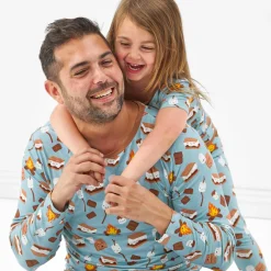 Men's<Little Sleepies Men's Pajama Top S'mores Galore