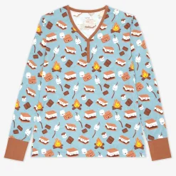 Women's Pajamas<Little Sleepies Women's Pajama Top S'mores Galore