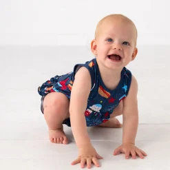 Bamboo Baby Clothes|Rompers<Little Sleepies Bubble Romper Snacks & Sparkles