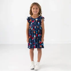 Dresses|Dresses<Little Sleepies Flutter Twirl Dress Snacks & Sparkles