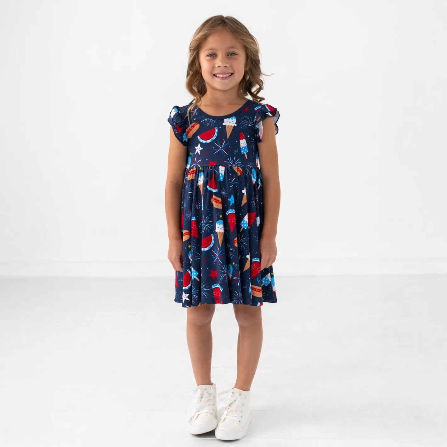 Dresses|Dresses<Little Sleepies Flutter Twirl Dress Snacks & Sparkles
