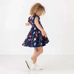 Dresses|Dresses<Little Sleepies Flutter Twirl Dress Snacks & Sparkles