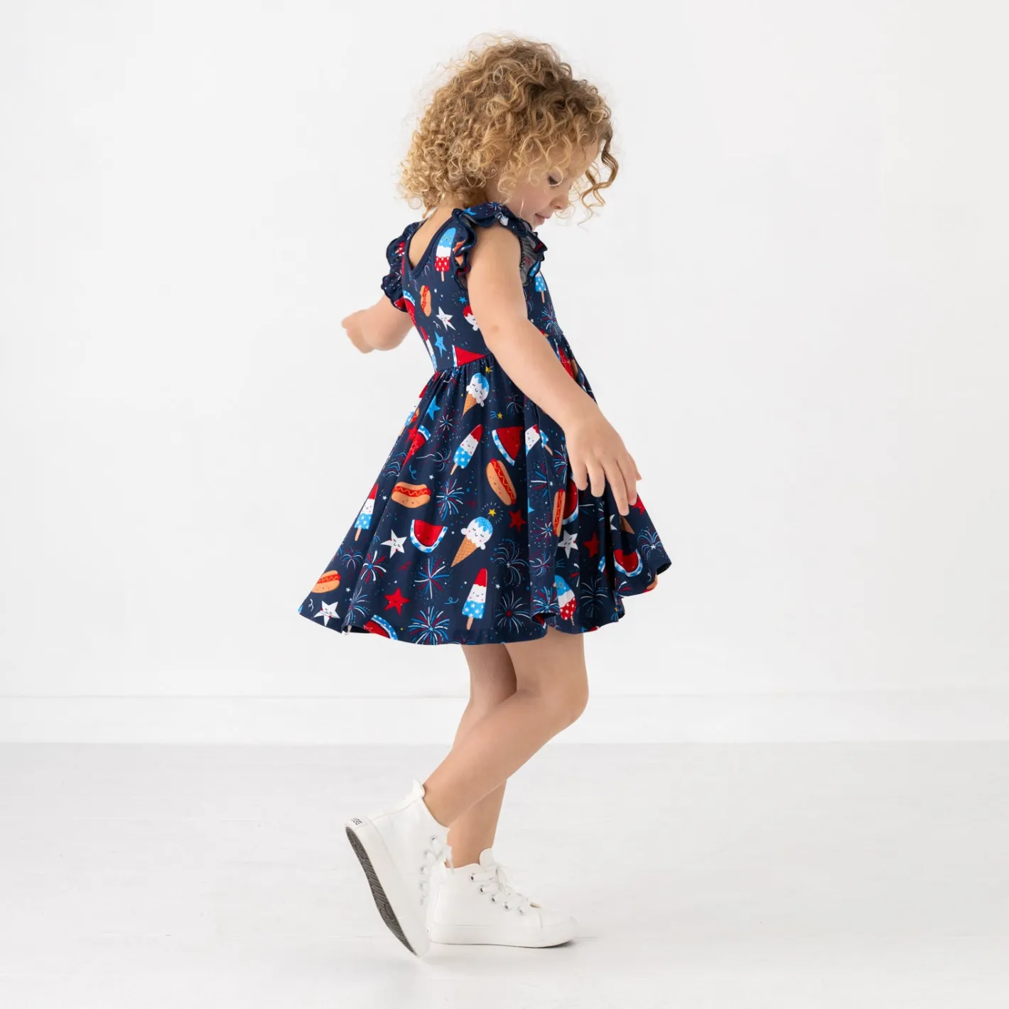 Dresses|Dresses<Little Sleepies Flutter Twirl Dress Snacks & Sparkles