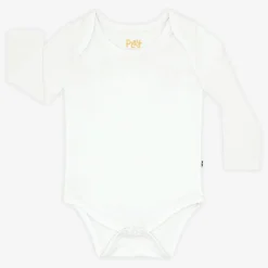 Bamboo Baby Clothes|Everyday Essentials<Little Sleepies Bodysuit Soft White