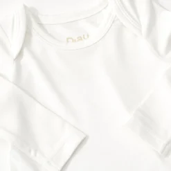 Bamboo Baby Clothes|Everyday Essentials<Little Sleepies Bodysuit Soft White