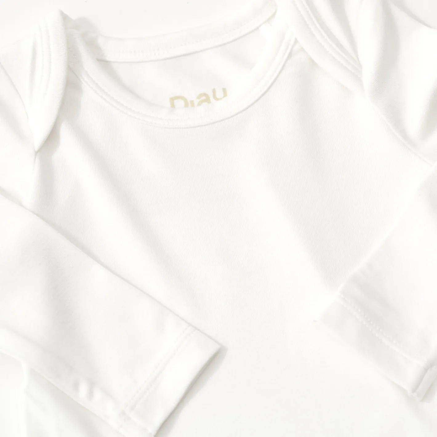 Bamboo Baby Clothes|Everyday Essentials<Little Sleepies Bodysuit Soft White