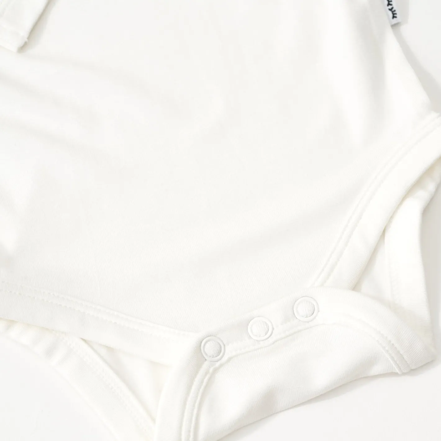 Bamboo Baby Clothes|Everyday Essentials<Little Sleepies Bodysuit Soft White