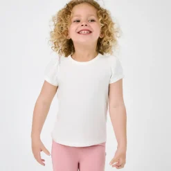 Everyday Essentials|Everyday Essentials<Little Sleepies Puff Sleeve Tee Soft White