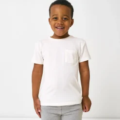 Everyday Essentials|Everyday Essentials<Little Sleepies Relaxed Pocket Tee Soft White