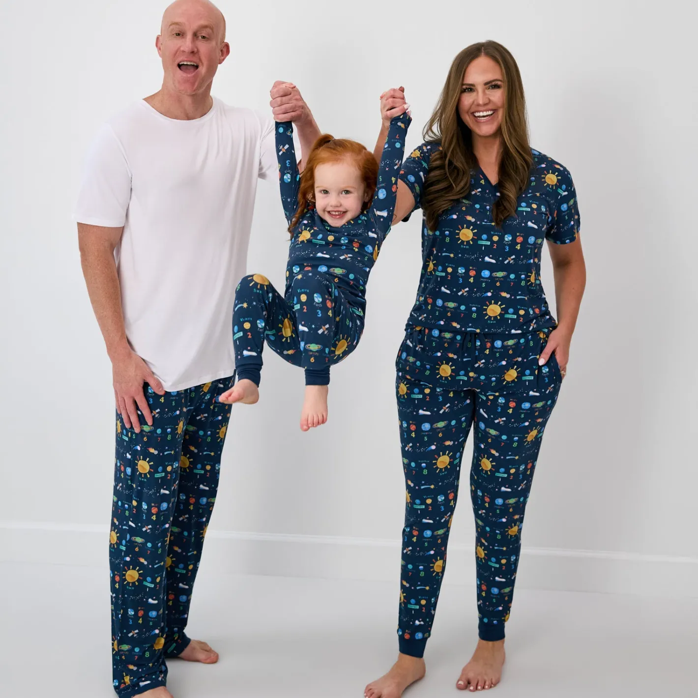 Mommy & Me|Mommy & Me<Little Sleepies Women's Pajama Pants Solar Explorers