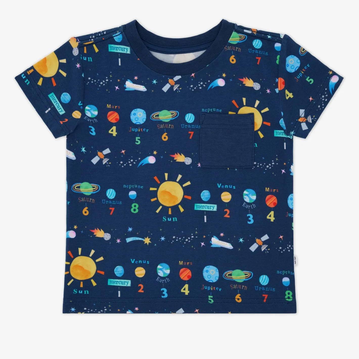 Tops & Tees|Tops & Tees<Little Sleepies Relaxed Pocket Tee Solar Explorers