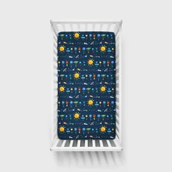 Sheets<Little Sleepies Fitted Crib Sheet Solar Explorers