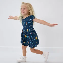 Dresses|Dresses<Little Sleepies Skater Dress Solar Explorers