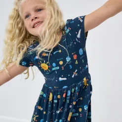 Dresses|Dresses<Little Sleepies Skater Dress Solar Explorers
