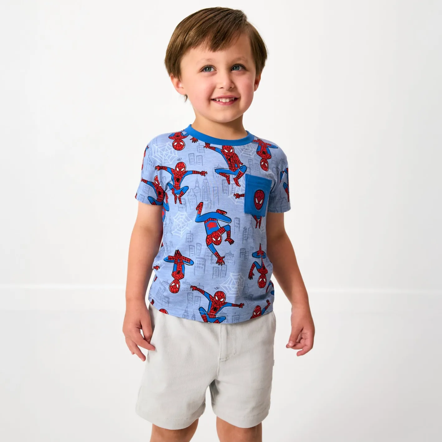 Tops & Tees|Tops & Tees<Little Sleepies Relaxed Pocket Tee Spidey Sense