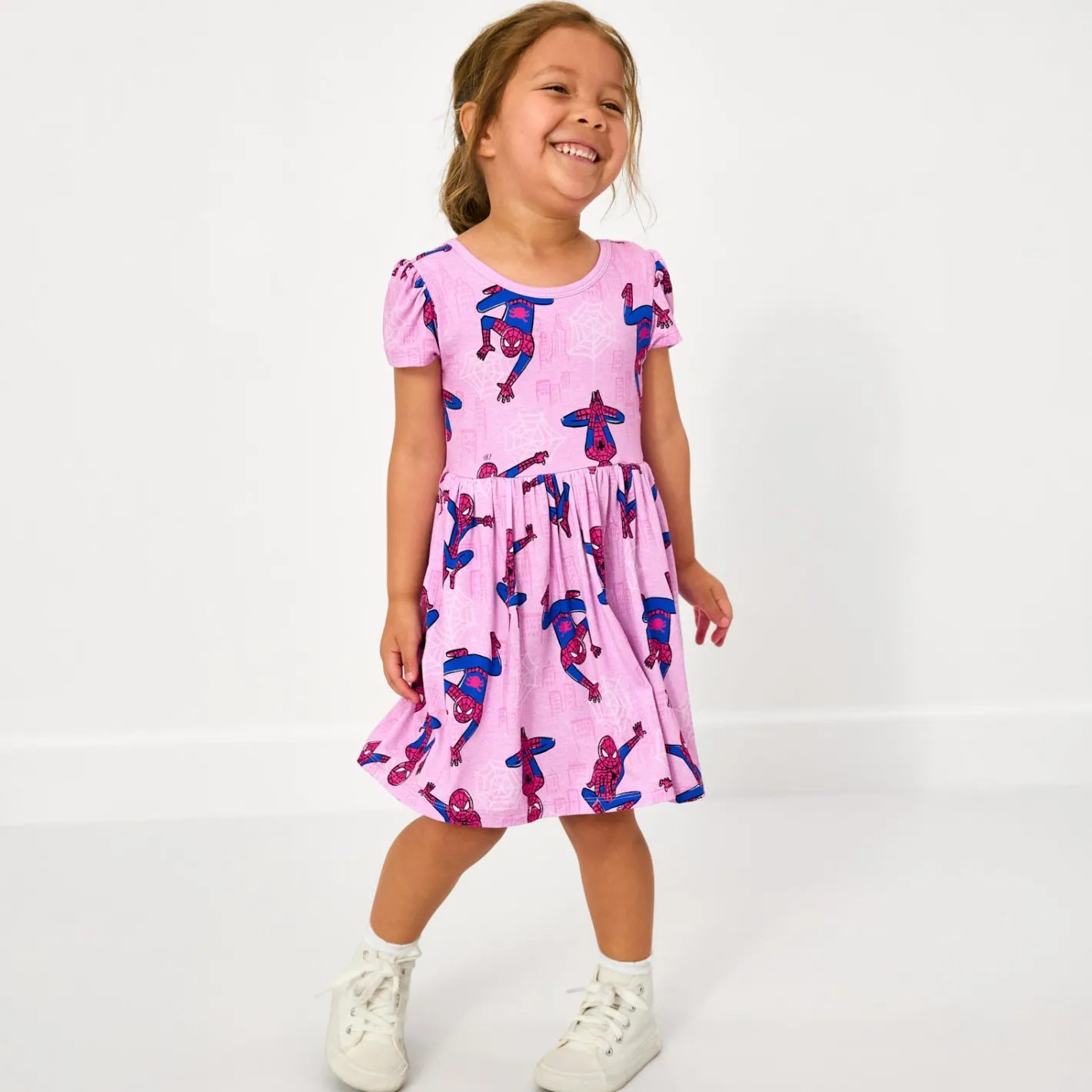 Dresses|Dresses<Little Sleepies Skater Dress Spidey Sense