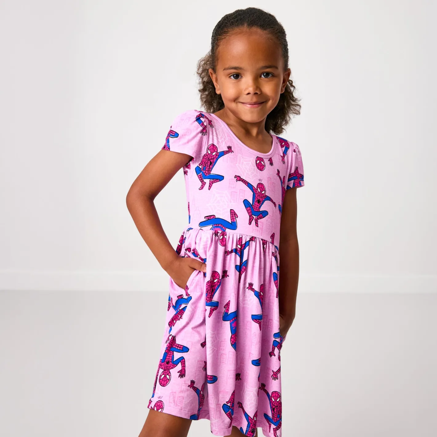 Dresses|Dresses<Little Sleepies Skater Dress Spidey Sense