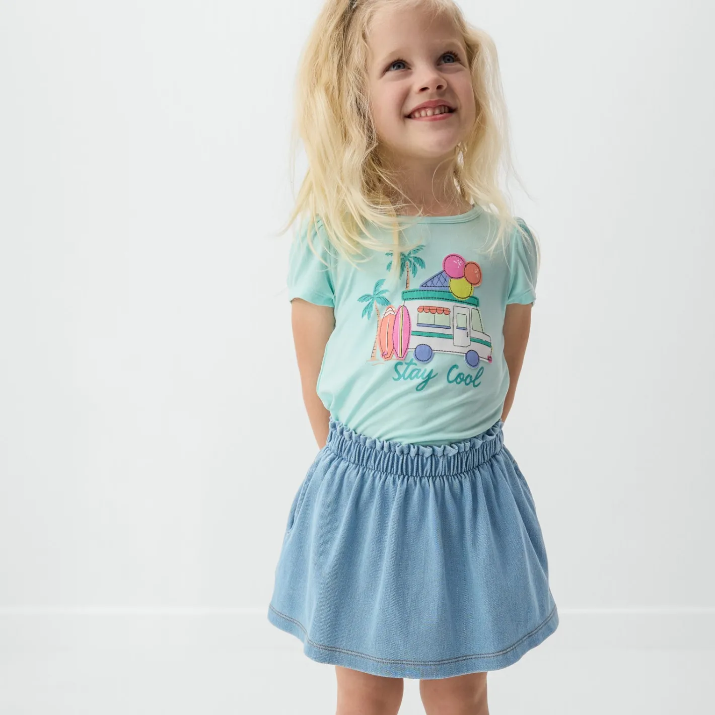 Tops & Tees|Tops & Tees<Little Sleepies Puff Sleeve Tee Stay Cool