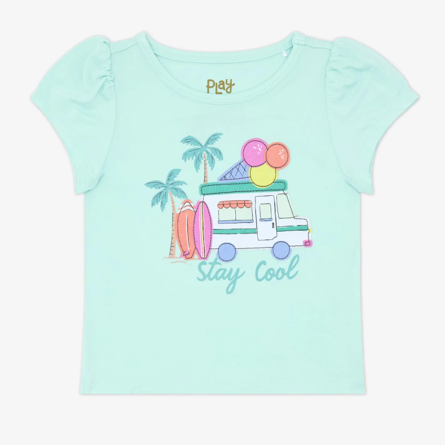 Tops & Tees|Tops & Tees<Little Sleepies Puff Sleeve Tee Stay Cool