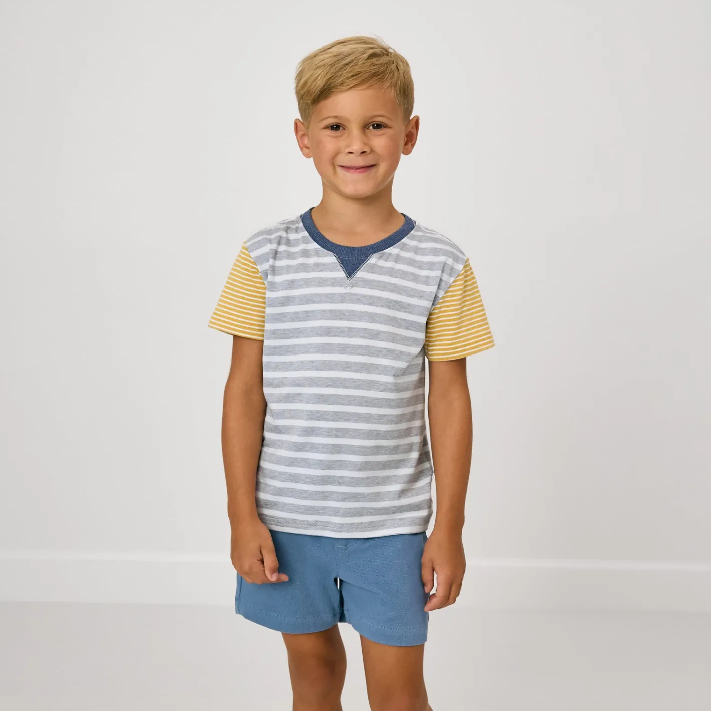 Shorts|Shorts<Little Sleepies Chino Shorts Steel Blue