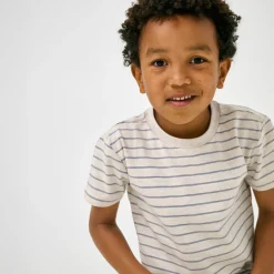 Everyday Essentials|Everyday Essentials<Little Sleepies Relaxed Tee Stone Stripes