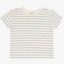 Everyday Essentials|Everyday Essentials<Little Sleepies Relaxed Tee Stone Stripes