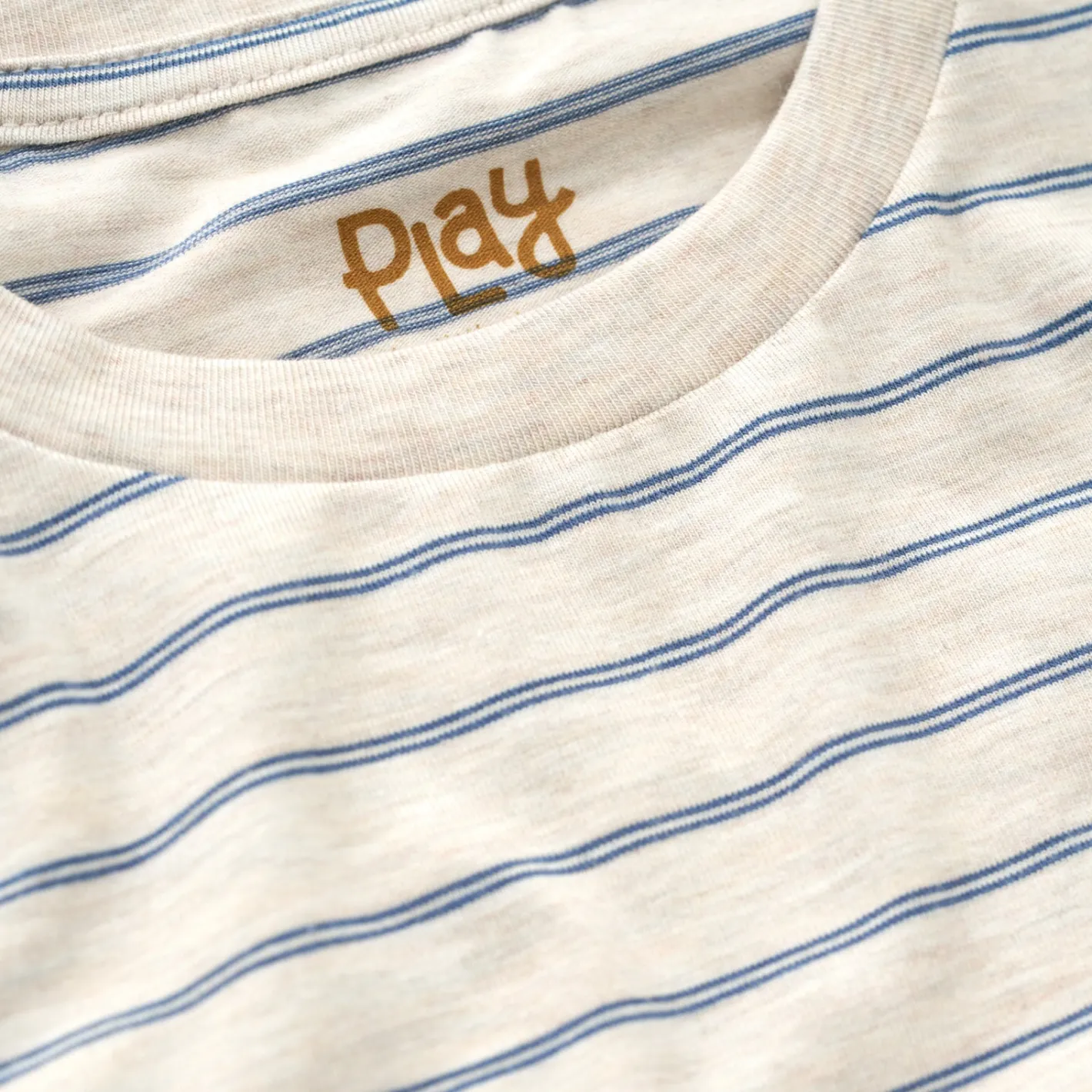Everyday Essentials|Everyday Essentials<Little Sleepies Relaxed Tee Stone Stripes