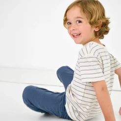 Everyday Essentials|Everyday Essentials<Little Sleepies Relaxed Tee Stone Stripes