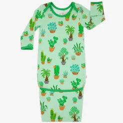 Layette|Infant Gowns<Little Sleepies Infant Gown Succulent Love