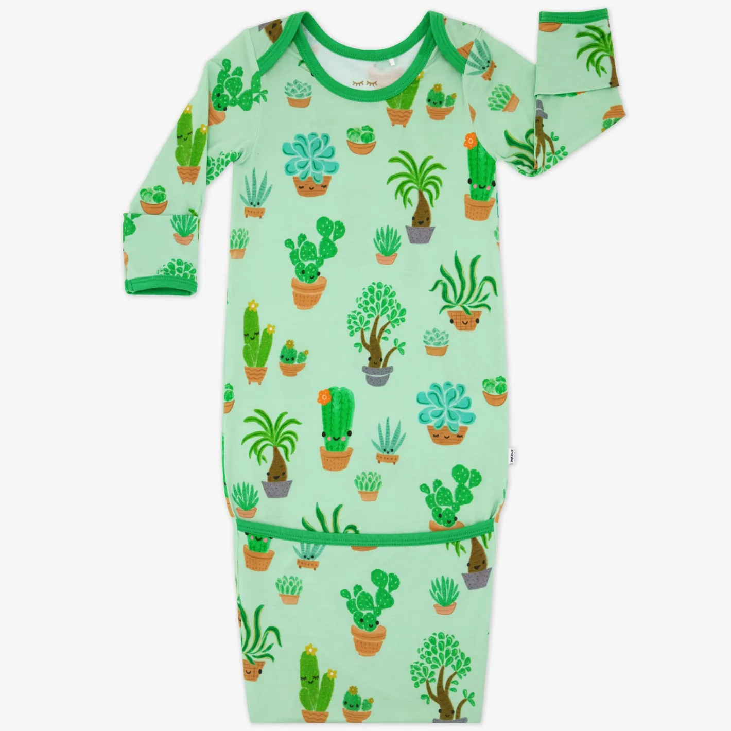 Layette|Infant Gowns<Little Sleepies Infant Gown Succulent Love