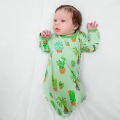 Layette|Infant Gowns<Little Sleepies Infant Gown Succulent Love