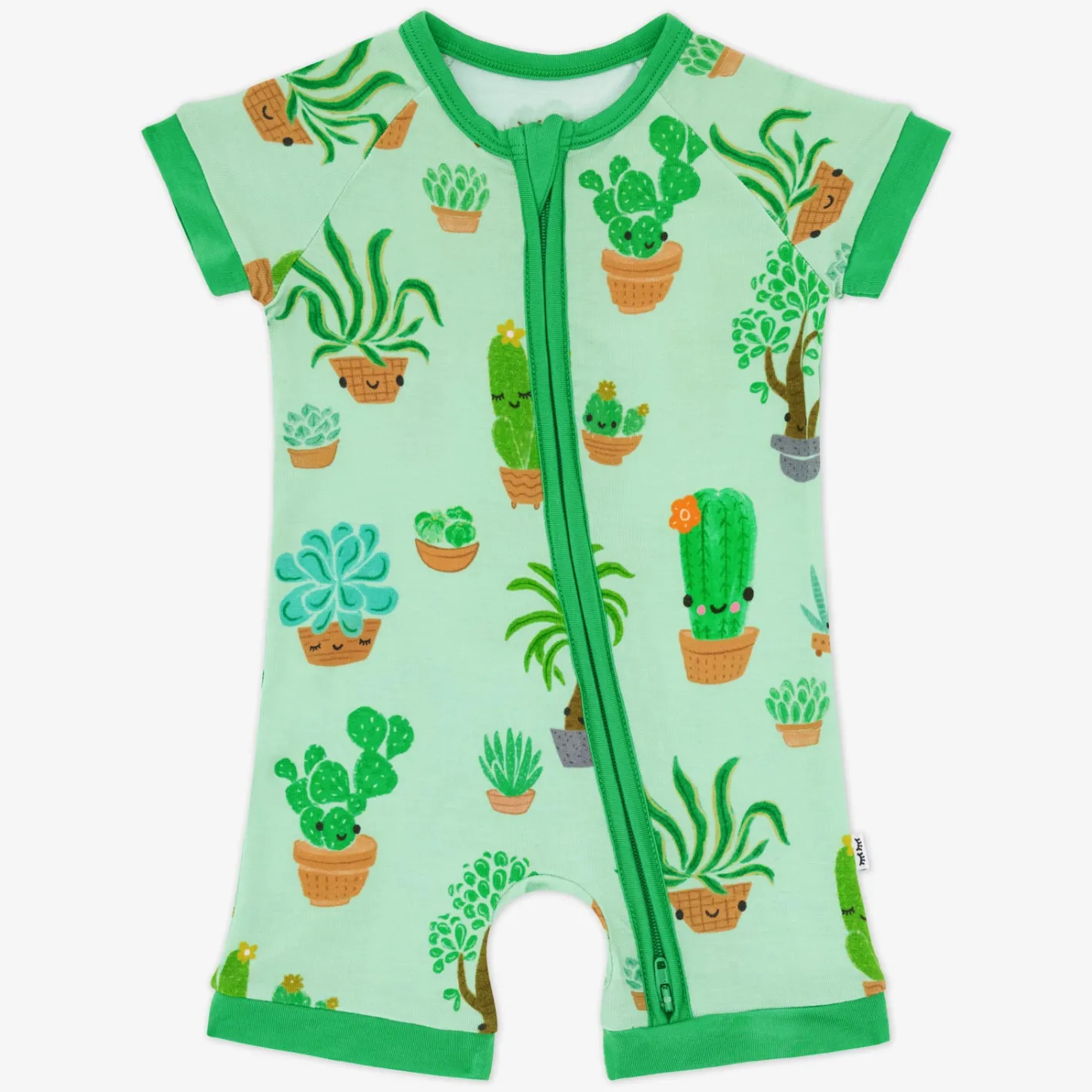 Zippies|Mommy & Me<Little Sleepies Shorty Zippy Succulent Love