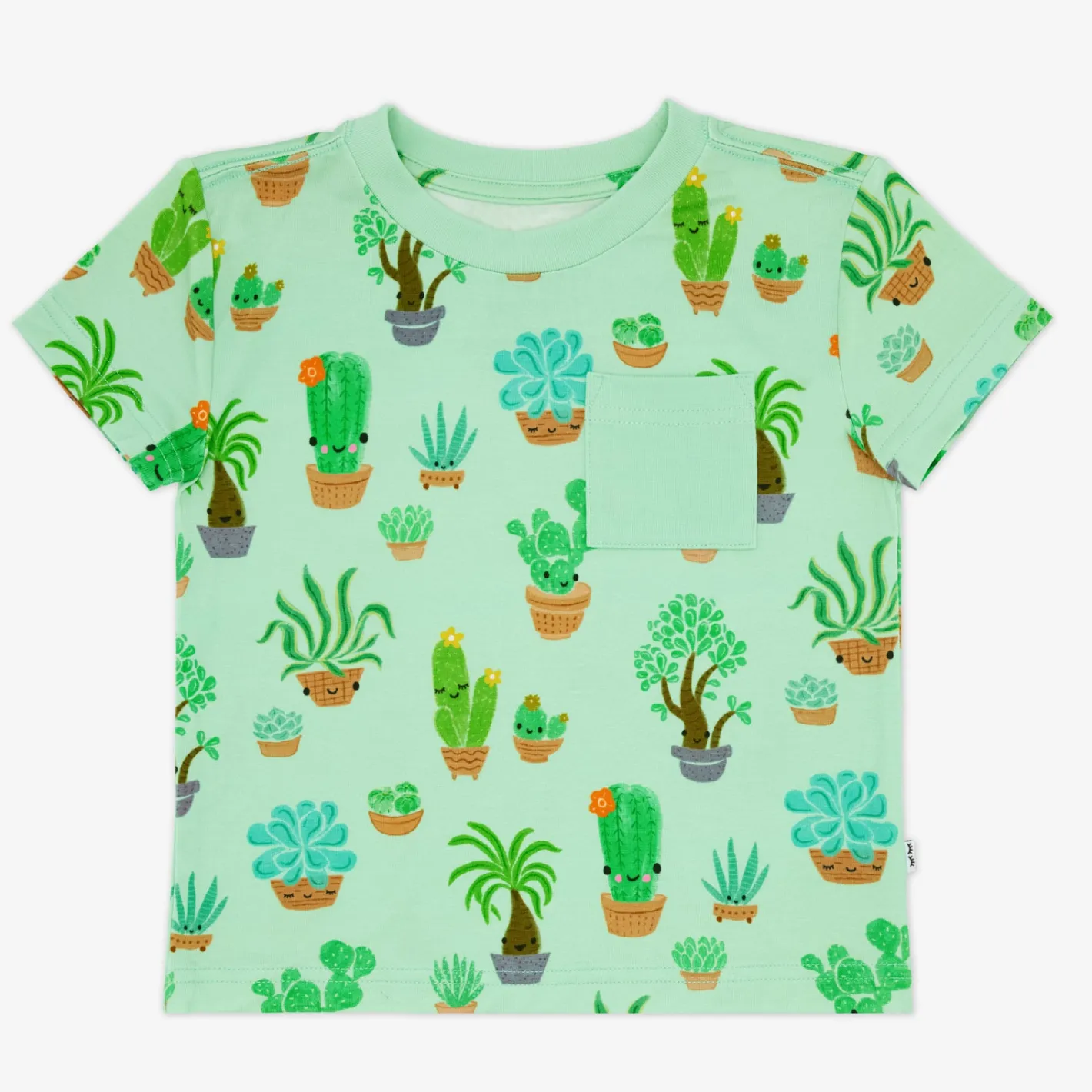 Tops & Tees|Tops & Tees<Little Sleepies Relaxed Pocket Tee Succulent Love
