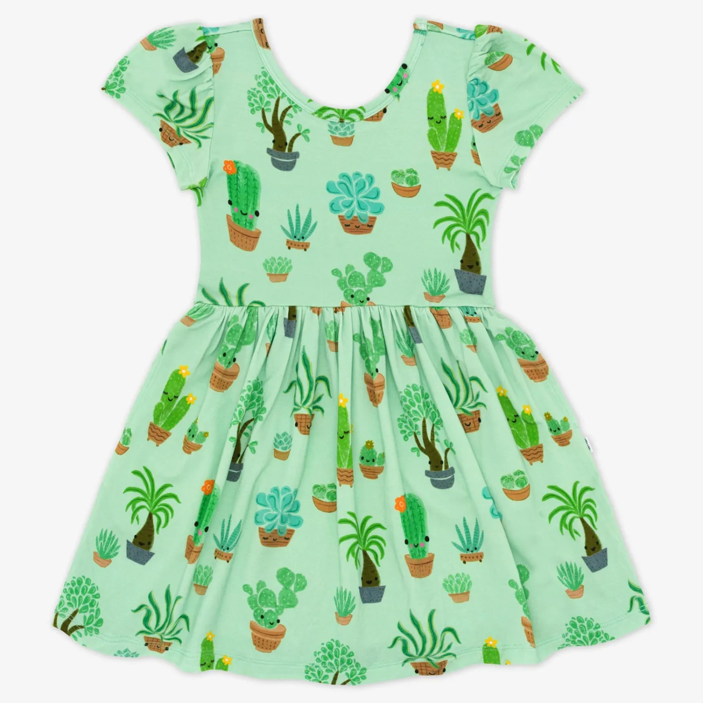 Dresses|Dresses<Little Sleepies Skater Dress Succulent Love