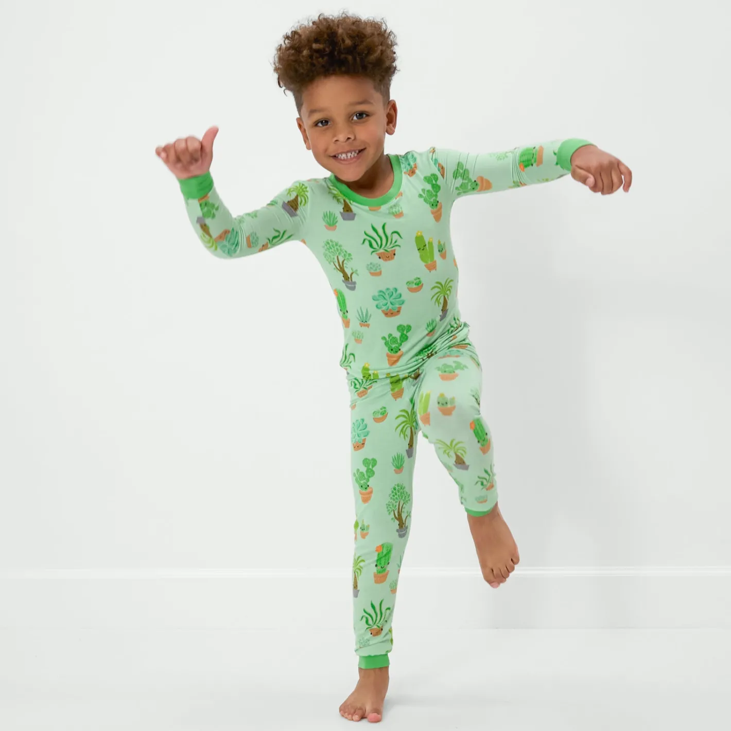 Two-Piece Pj Sets|Two-Piece Pj Sets<Little Sleepies Two-Piece Pajama Set Succulent Love