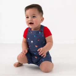 Bamboo Baby Clothes|Joggers<Little Sleepies Shorty Overall Summer Celebrations