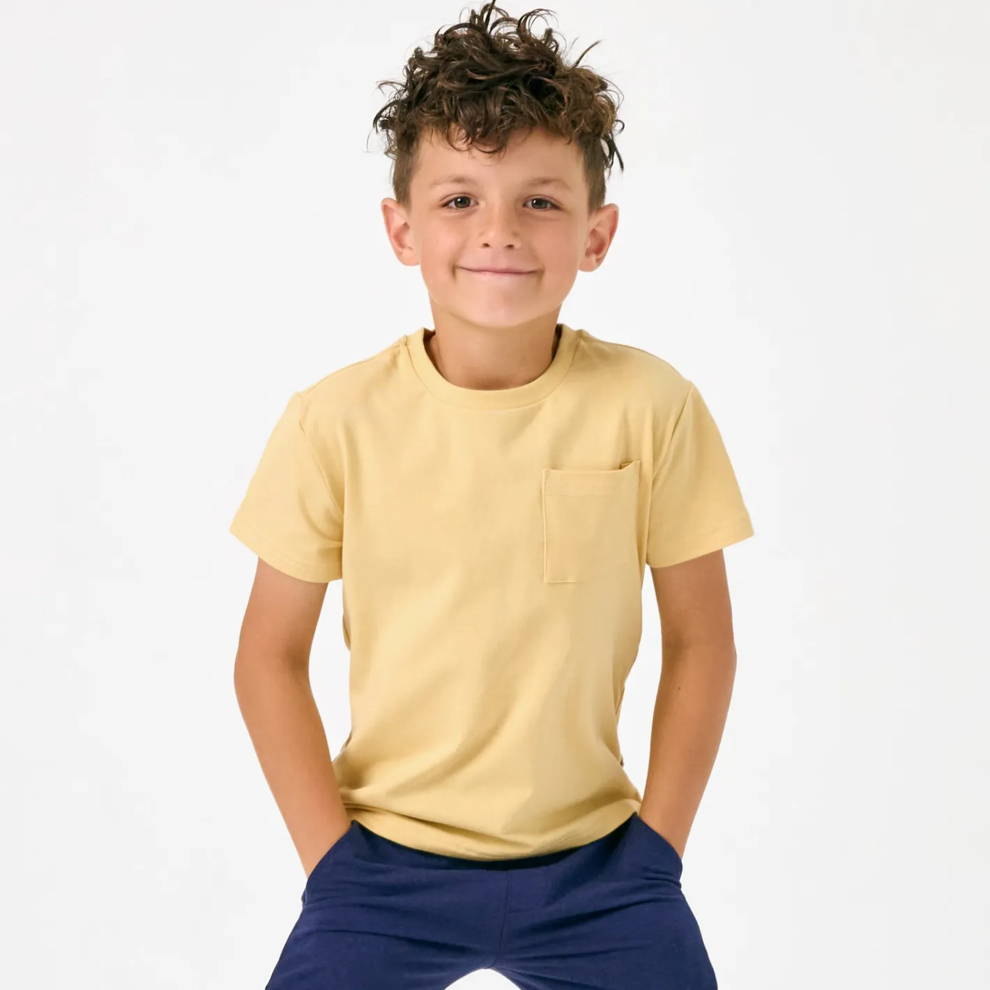 Tops & Tees|Tops & Tees<Little Sleepies Relaxed Pocket Tee Sunglow
