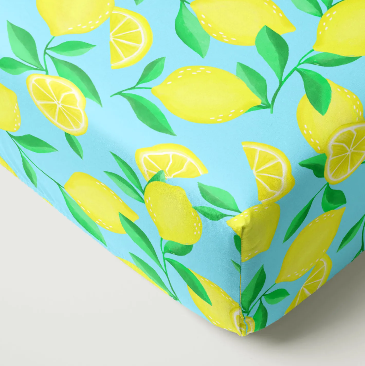 Sheets<Little Sleepies Fitted Crib Sheet Sunny Citrus