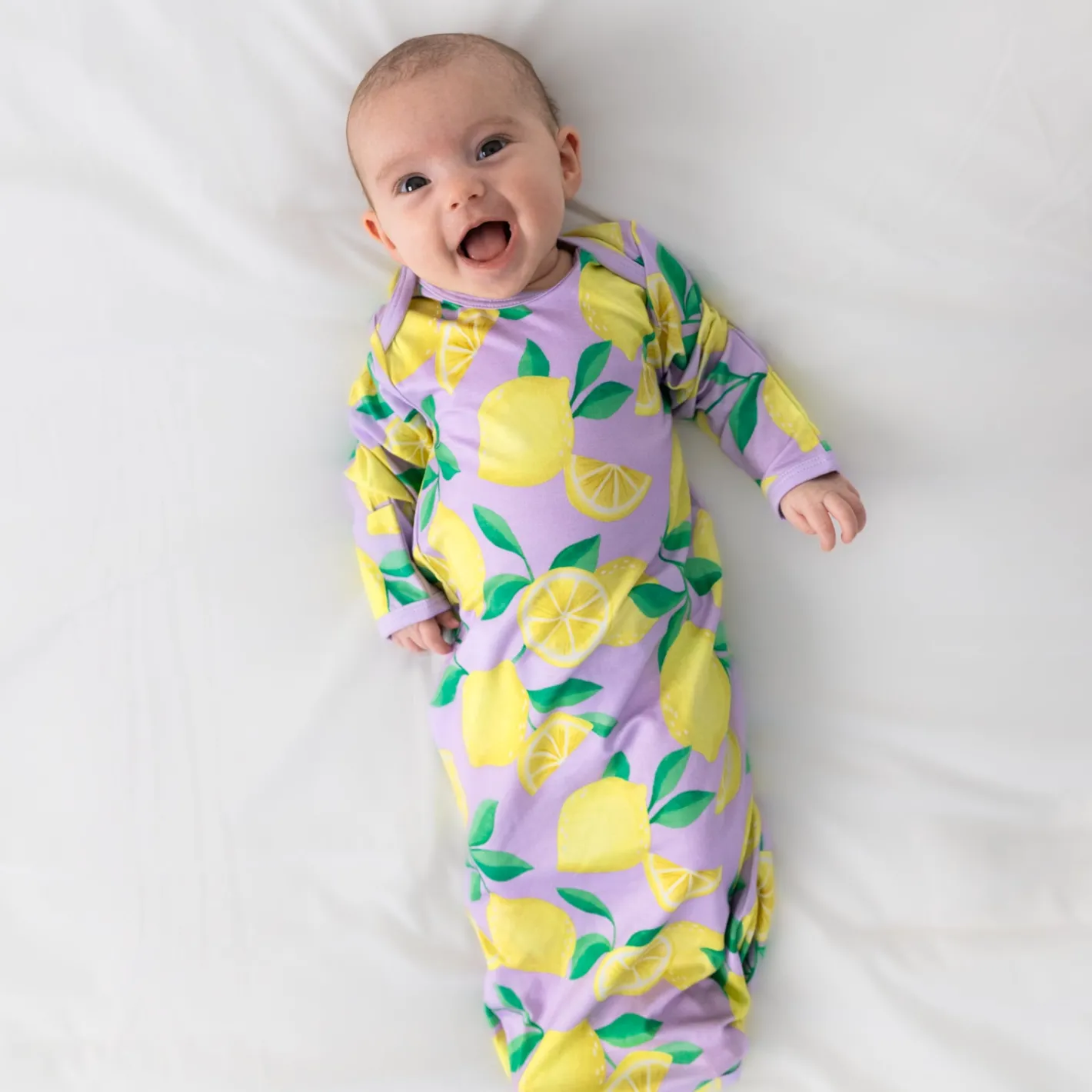 Layette|Infant Gowns<Little Sleepies Infant Gown Sunny Citrus