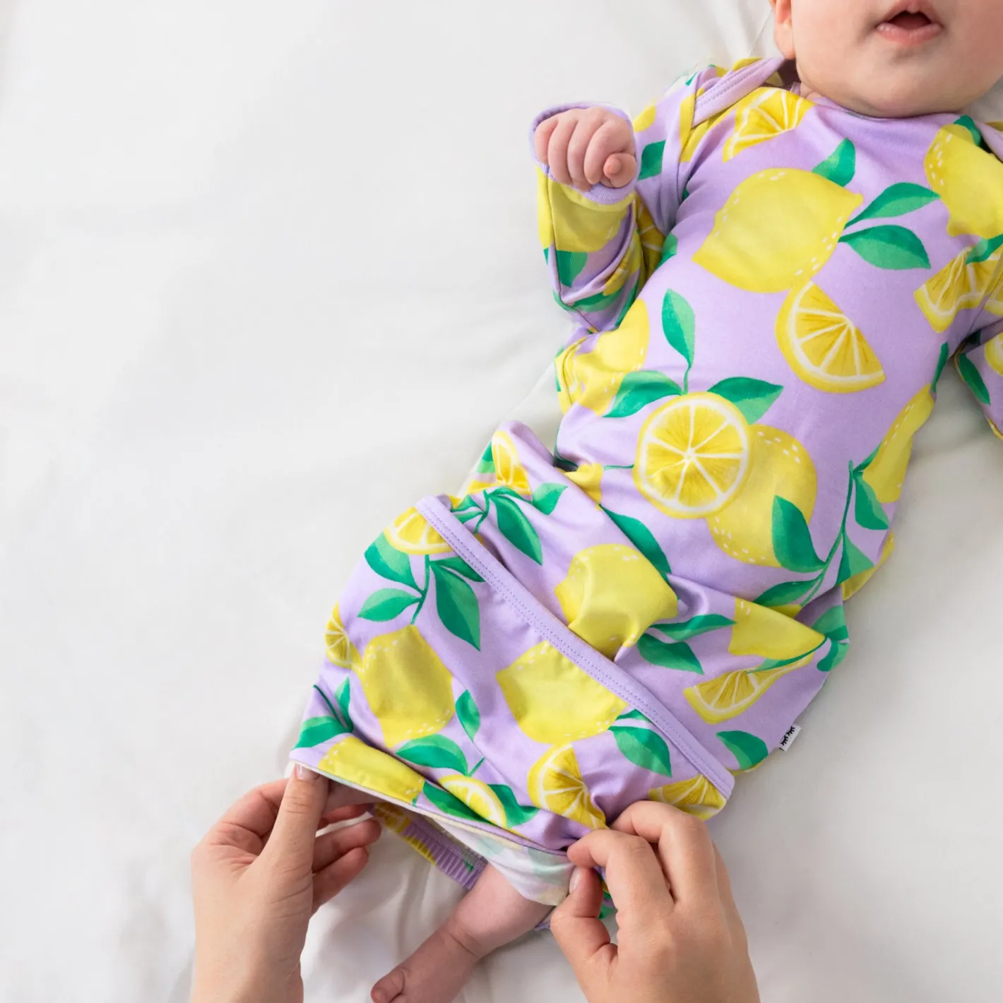 Layette|Infant Gowns<Little Sleepies Infant Gown Sunny Citrus