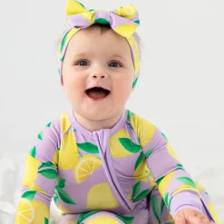 Hats & Headbands<Little Sleepies Luxe Bow Headband Sunny Citrus