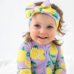 Hats & Headbands<Little Sleepies Luxe Bow Headband Sunny Citrus