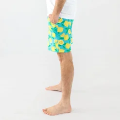 Daddy & Me|Full Family Matching<Little Sleepies Men's Pajama Shorts Sunny Citrus