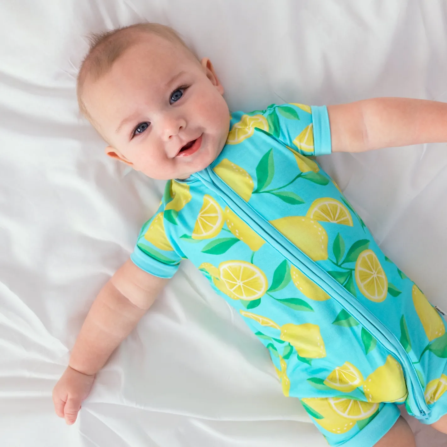 Zippies|Sibling Matching<Little Sleepies Shorty Zippy Sunny Citrus