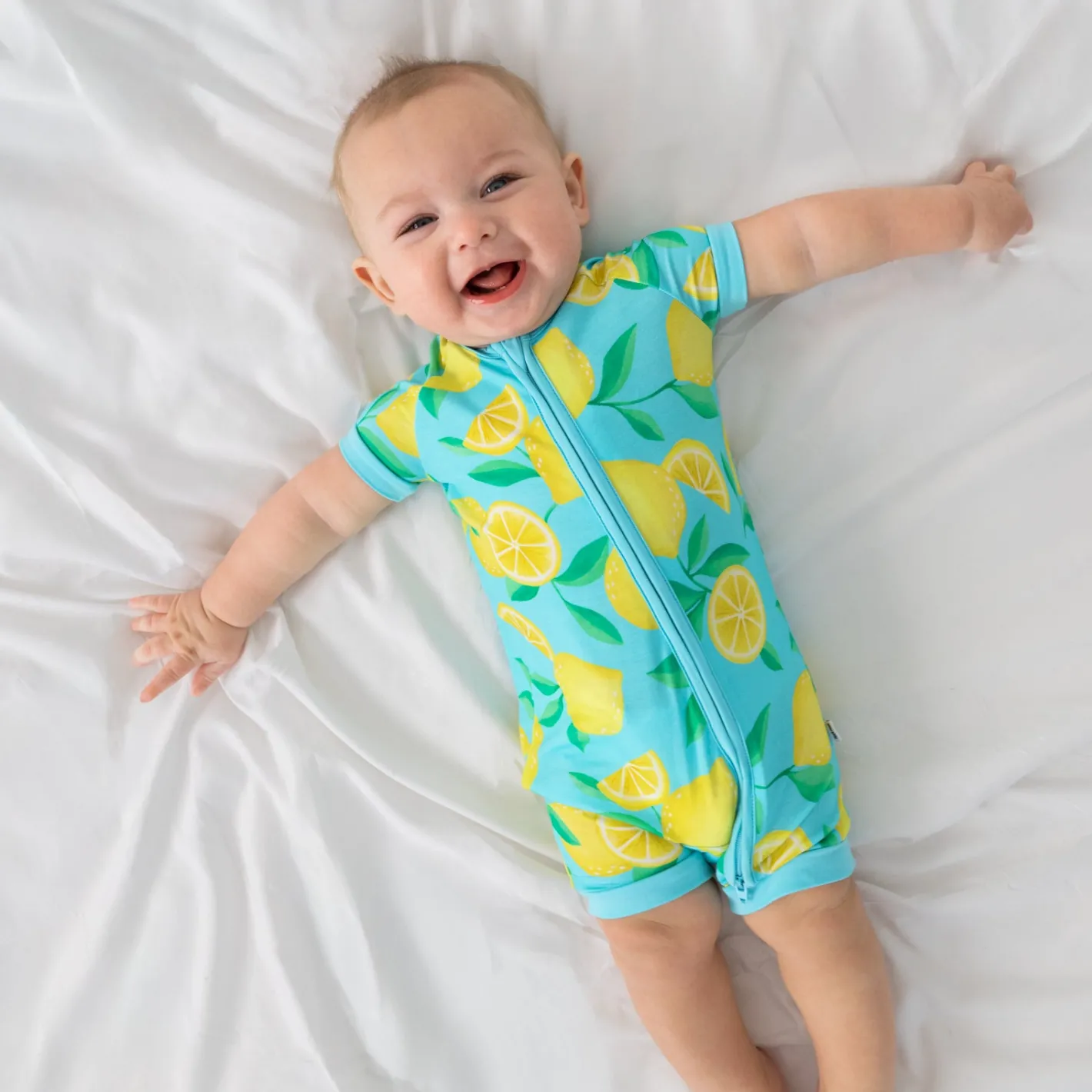 Zippies|Sibling Matching<Little Sleepies Shorty Zippy Sunny Citrus
