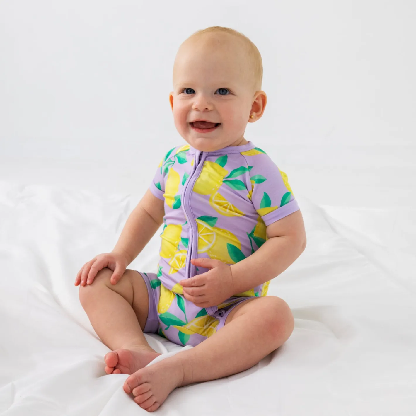 Zippies|Sibling Matching<Little Sleepies Shorty Zippy Sunny Citrus